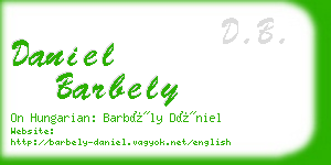 daniel barbely business card